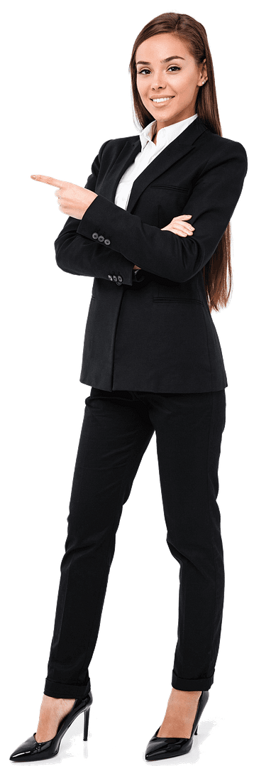 Mulher Apresentando3-S&A Arte e Seguros