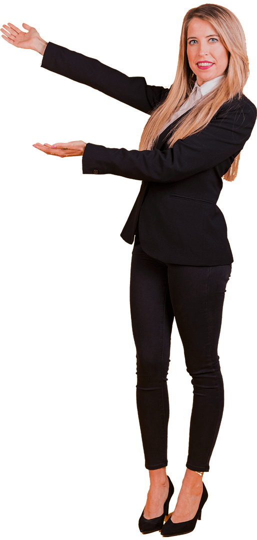 Mulher Apresentando-S&A Arte e Seguros